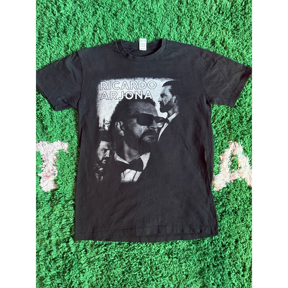 Ricardo Arjona Blanco y Negro Tour Volver 2023 Concert T-Shirt Black Mens Medium